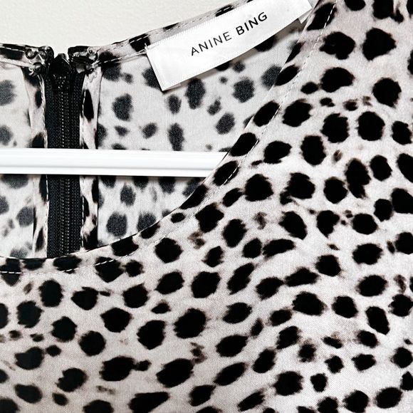 NWOT Anine Bing Revolve Kingston Leopard Print Celebrity Worn mini dress Sz S - Picture 10 of 10